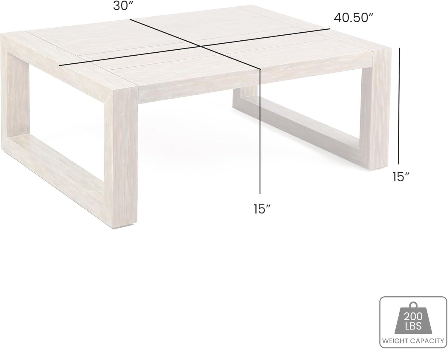 image:imageArmen Living LCPRCOLT Paradise Outdoor Light Eucalyptus Wood Coffee Table TeakTeak