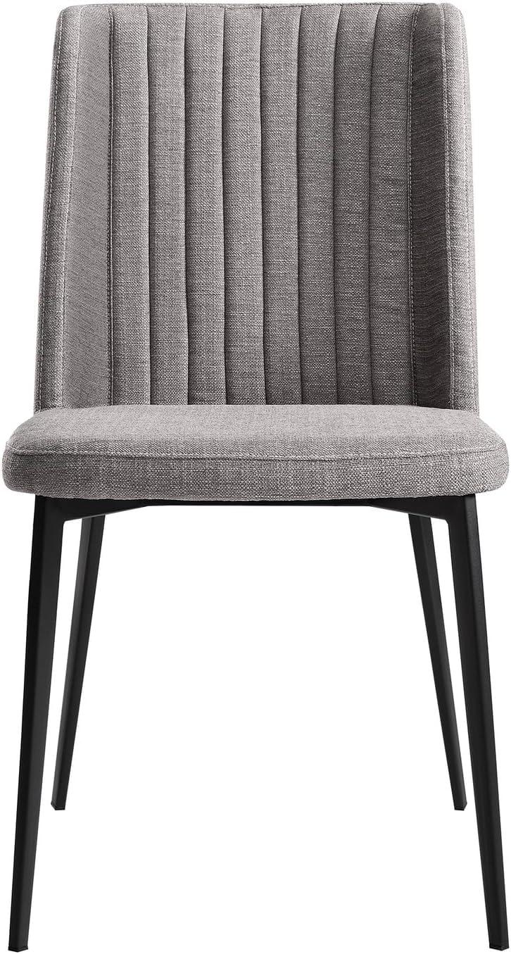 image:imageArmen Living Maine Dining Chair Orange Fabric Upholstery 185 Seat HeightGrey