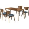 Blue and Walnut