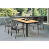 image:imageArmen Living SETODPDDI Portals Outdoor Patio 5 Piece Dining Table Set Black Finish