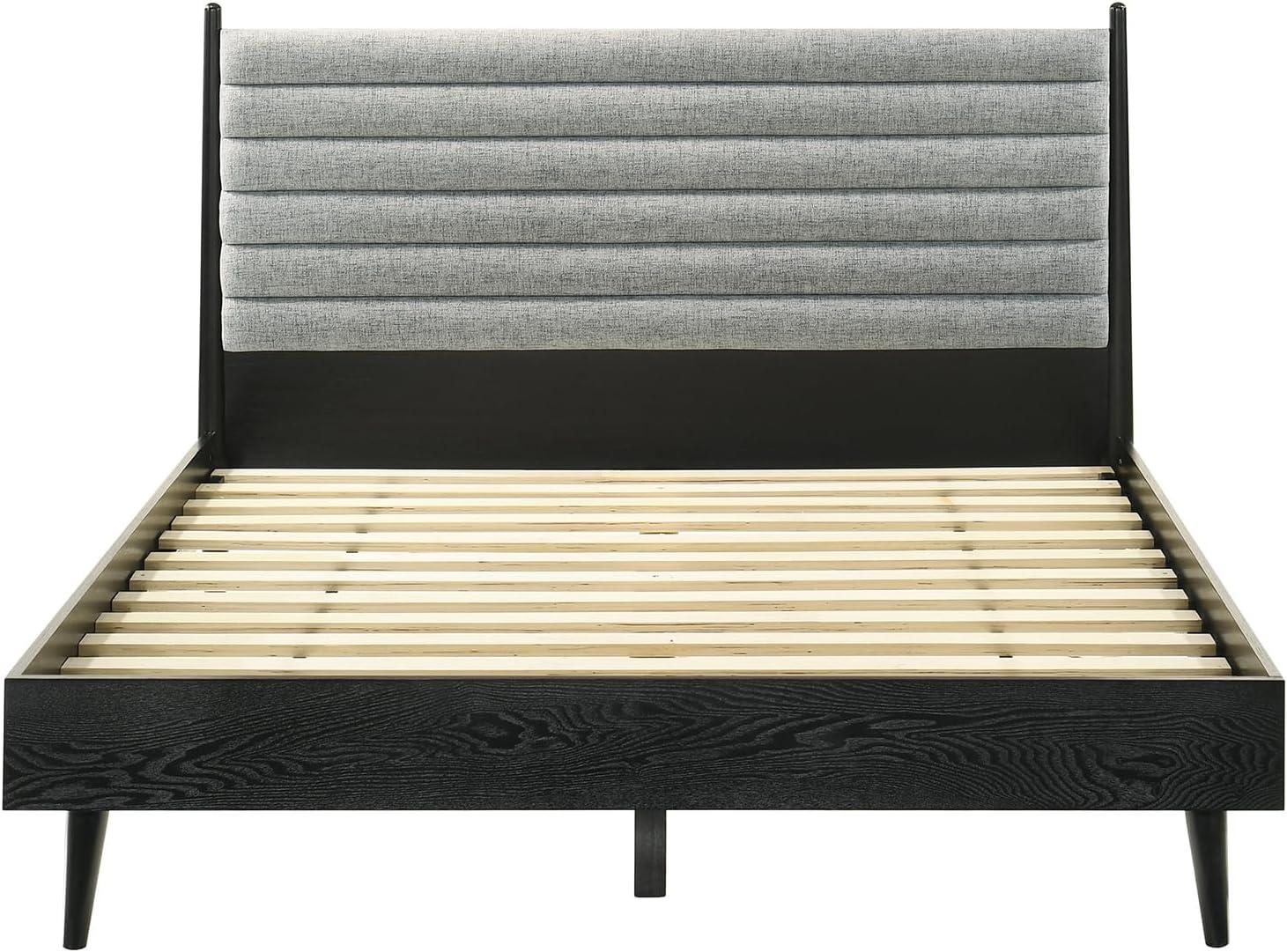image:imageArmen Living Artemio King 3 Piece Wood Bedroom Set in Walnut FinishBlack