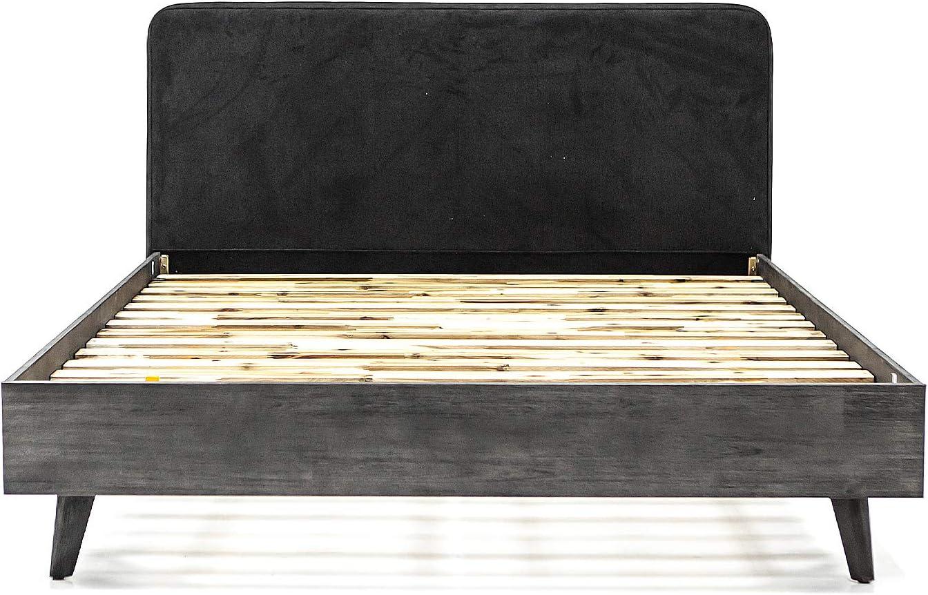 image:imageArmen Living Mohave 3 Piece Acacia King Bedroom Set with 2 Nightstand Tundra GreyQueen