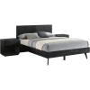 image:imageArmen Living Petra Queen 3 Piece Wood Bedroom Set in Black Finish3 Piece