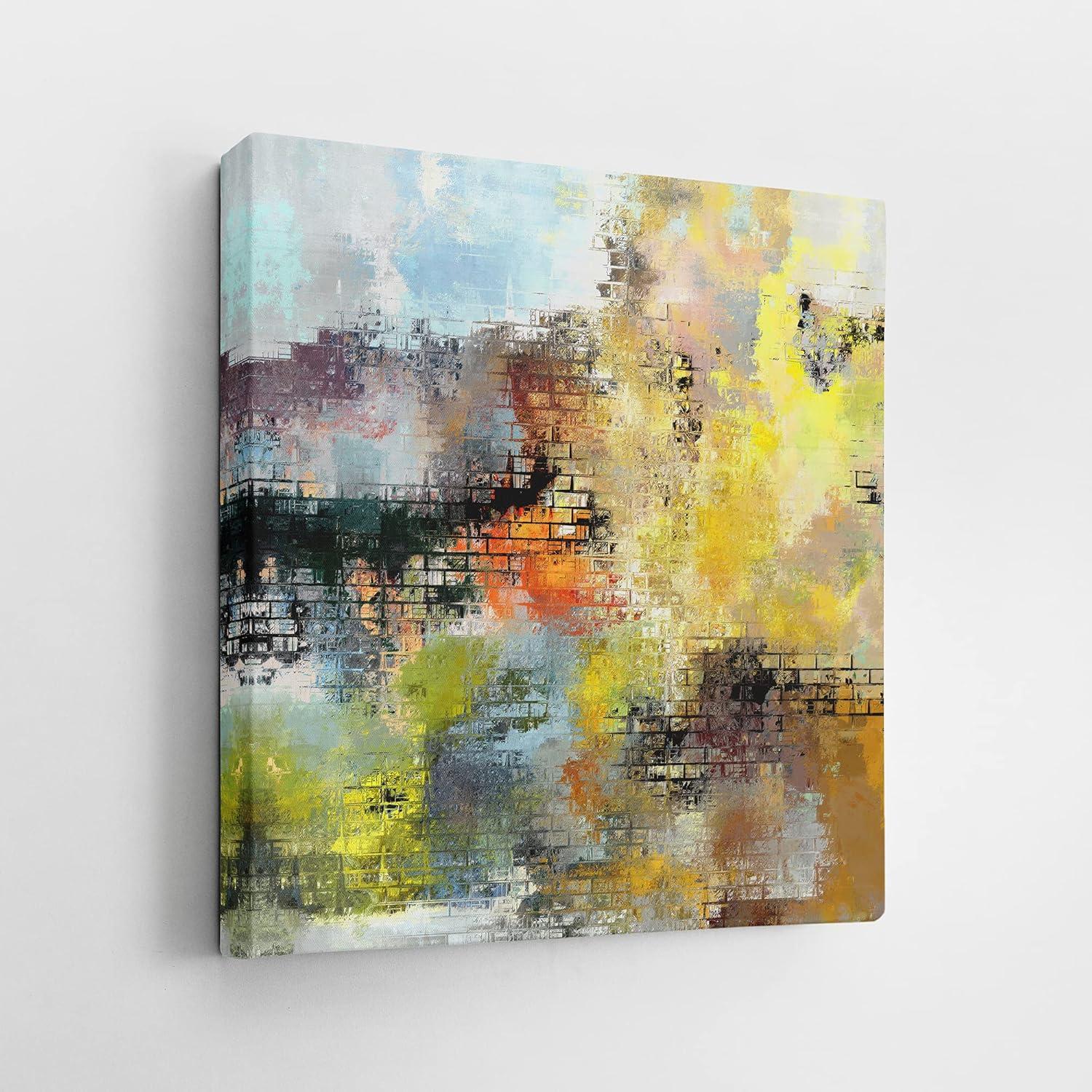 image:imageArmen Living Blocking The Way Square Wrapped Canvas Wall Art Print 48 x 4824L x 24W