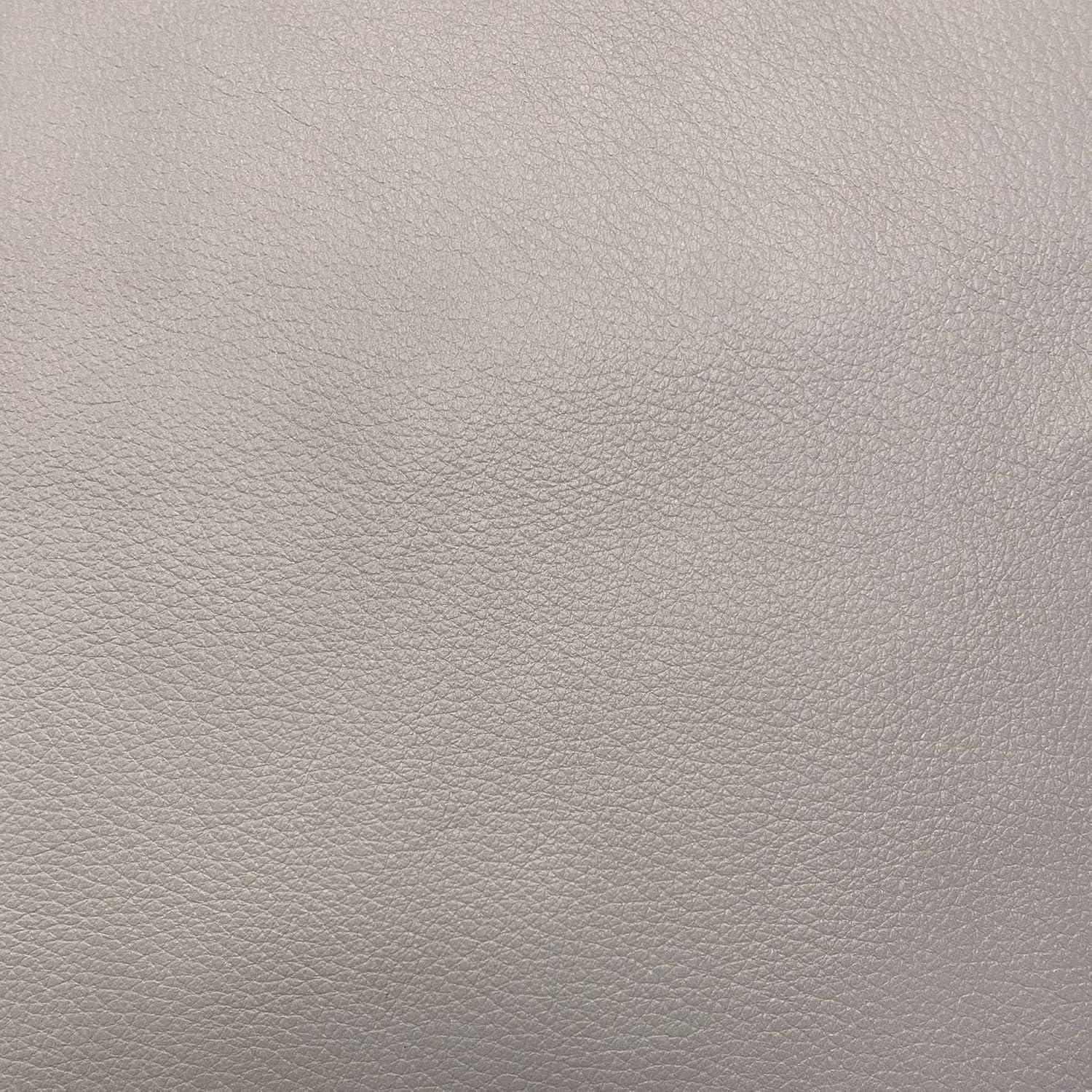 image:imageArmen Living Claude Dual Power Headrest and Lumbar Support Reclining Sofa in Light Grey Genuine Leather