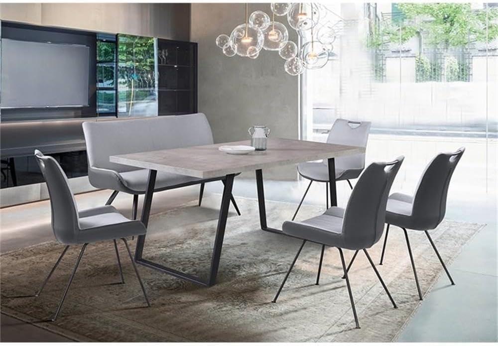 image:imageArmen Living Coronado Dining Table Cement Gray 355 in x 71 in x 30 in