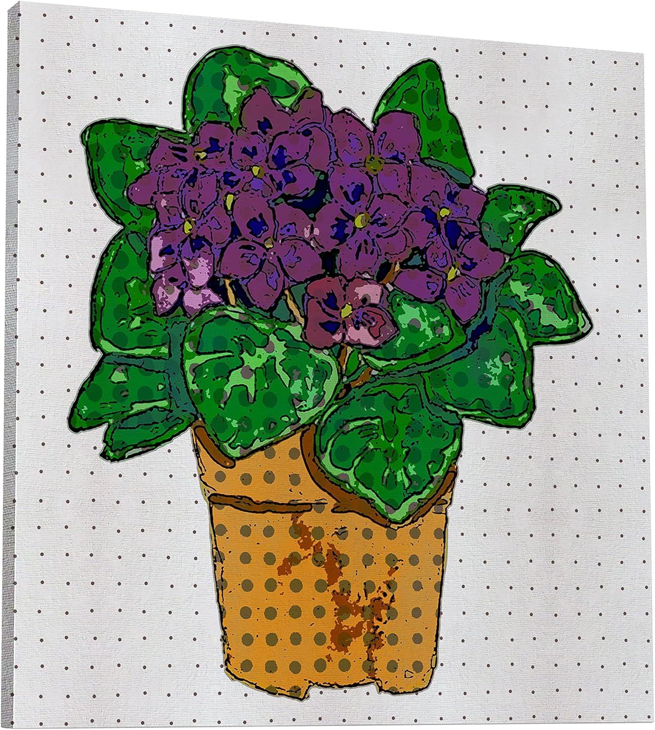 image:imageArmen Living Pop Art Flowers 152 Square Wrapped Canvas Wall Art Print 16 x 1612x12