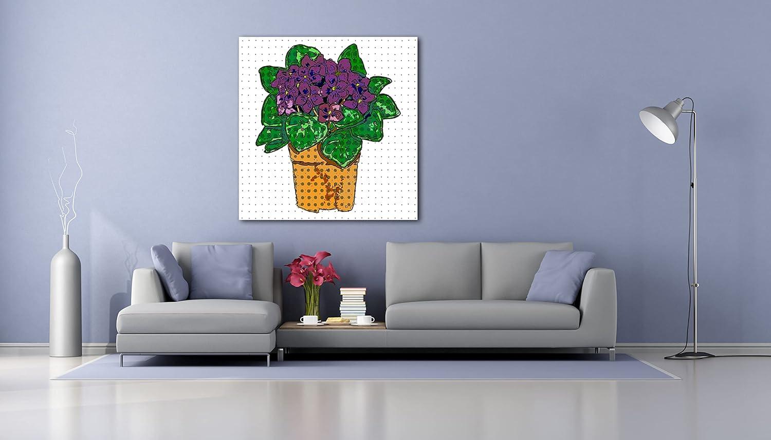 image:imageArmen Living Pop Art Flowers 152 Square Wrapped Canvas Wall Art Print 16 x 1620x20