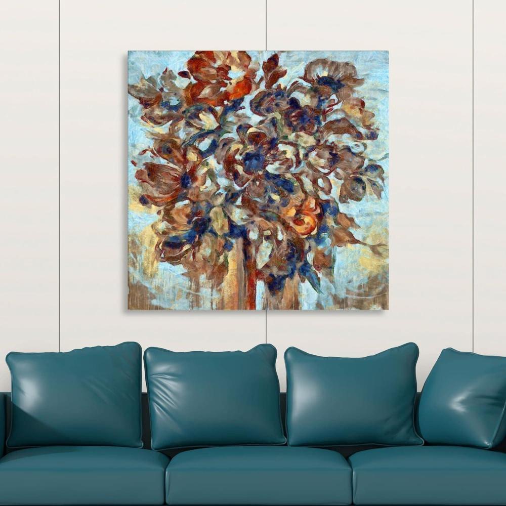image:imageArmen Living Rustic Bouquet 175 Square Wrapped Canvas Wall Art Print 16 x 1620x20