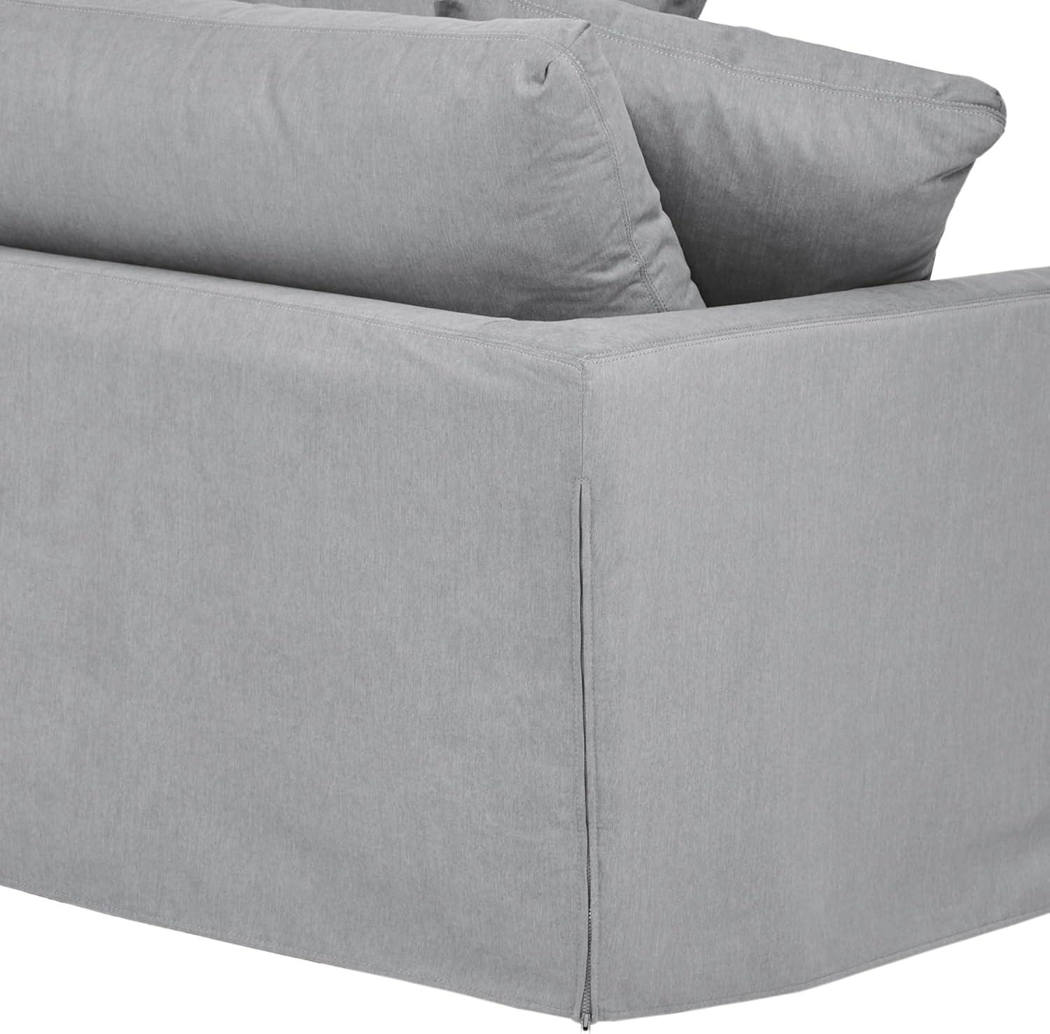 image:imageArmen Living Ciara 93 Upholstered Sofa Slate GraySlate Gray