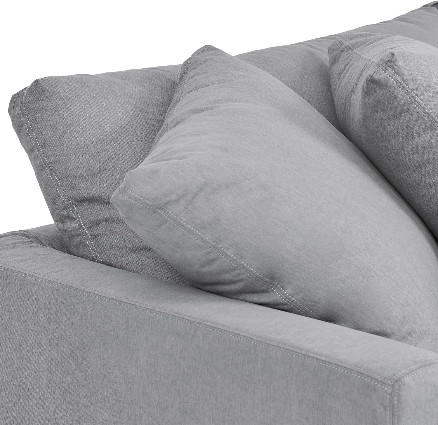 image:imageArmen Living Ciara 93 Upholstered Sofa Slate GraySlate Gray