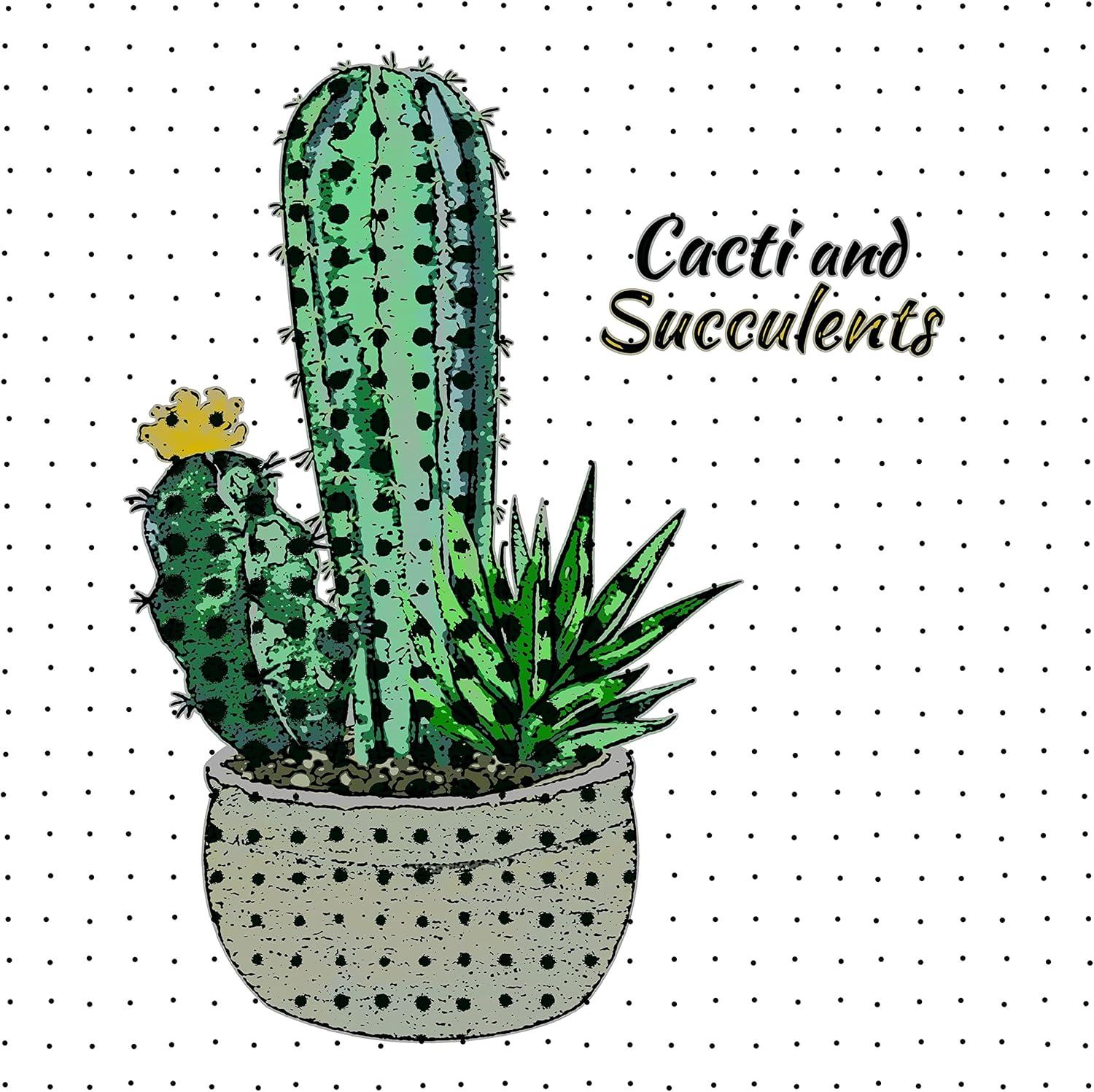 image:imageArmen Living Cactus 195 Square Wrapped Canvas Wall Art Print 36 x 3616 x 16