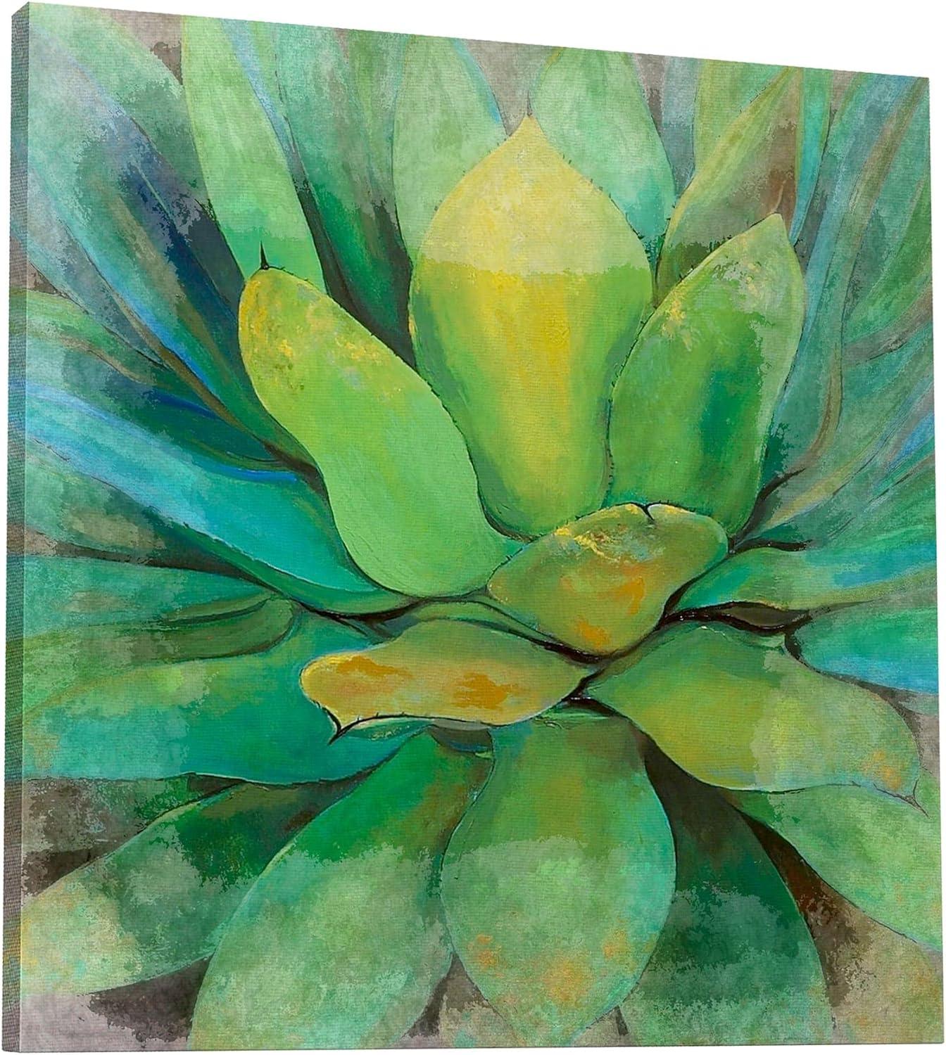 image:imageArmen Living Cactus 534 Square Wrapped Canvas Wall Art Print 36 x 3616 x 16
