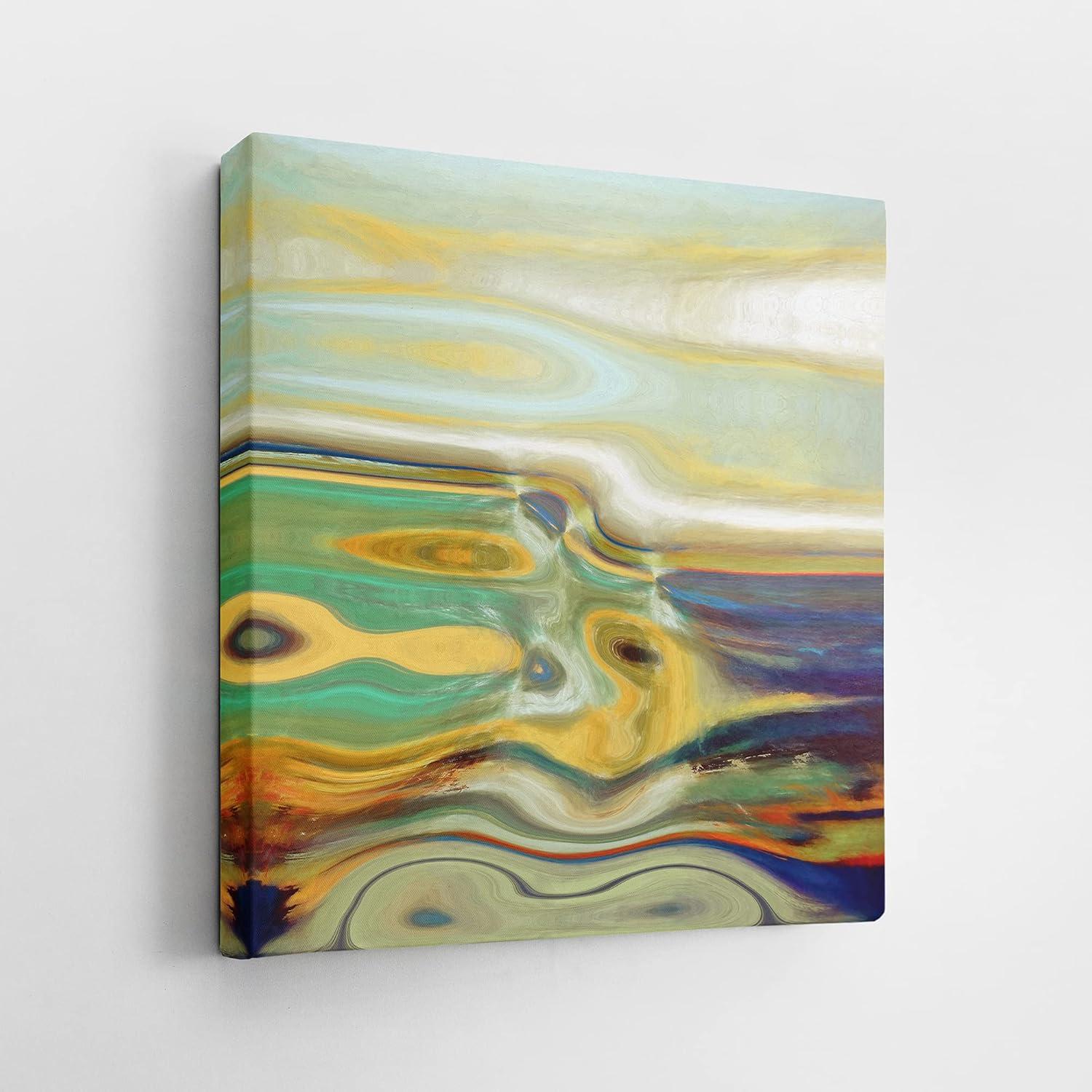 image:imageArmen Living Calm Waters II Square Wrapped Canvas Wall Art Print 36 x 3616L x 1W