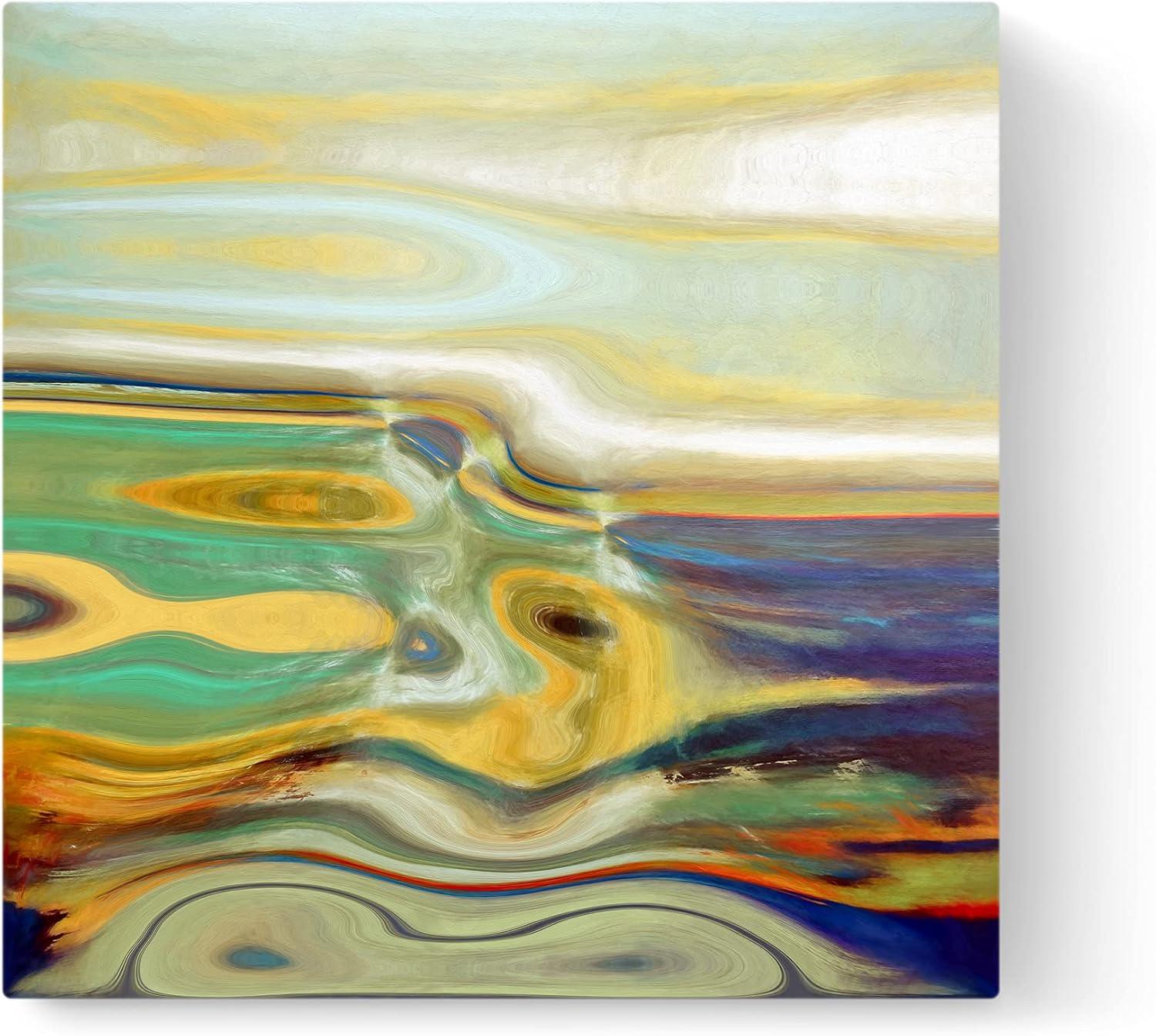image:imageArmen Living Calm Waters II Square Wrapped Canvas Wall Art Print 36 x 3616L x 1W