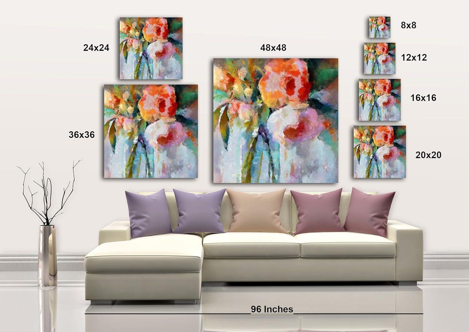 image:imageArmen Living Country Fresh 297 Square Wrapped Canvas Wall Art Print 36 x 3636x36