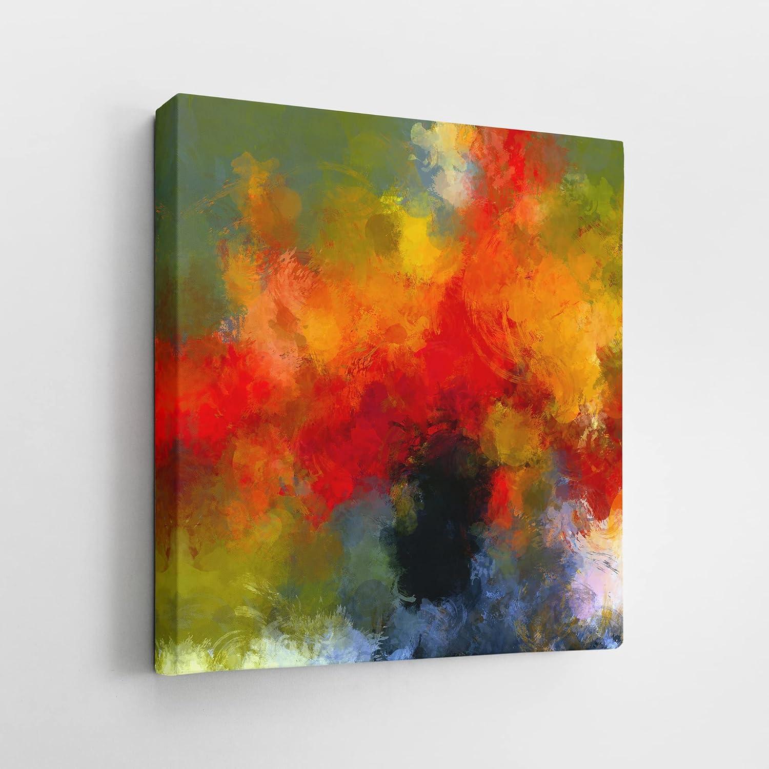 image:imageArmen Living Full Bouquet Square Wrapped Canvas Wall Art Print 16 x 1620L x 20W