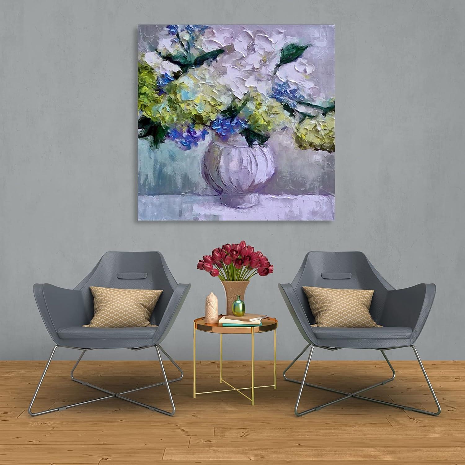 image:imageArmen Living Handsome Bouquet 263 Square Wrapped Canvas Wall Art Print 16 x 1624x24