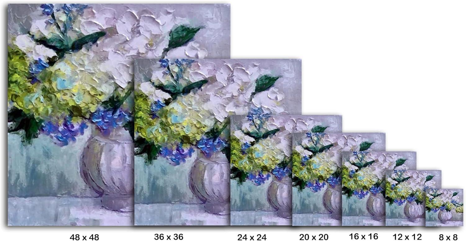 image:imageArmen Living Handsome Bouquet 263 Square Wrapped Canvas Wall Art Print 16 x 1624x24