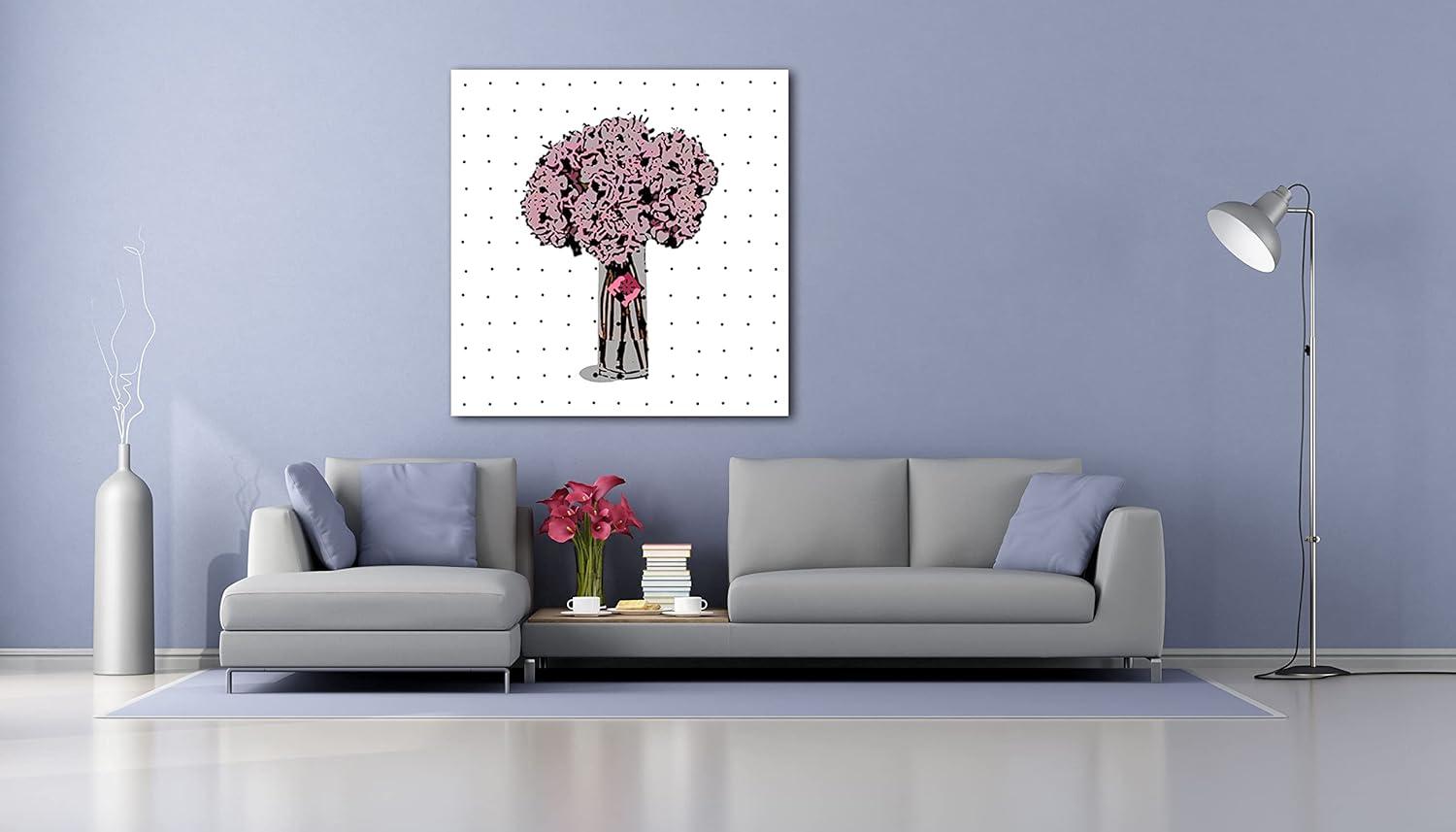 image:imageArmen Living Pop Art Hydrangia Bouquet 225 Square Wrapped Canvas Wall Art Print 20 x 2024x24