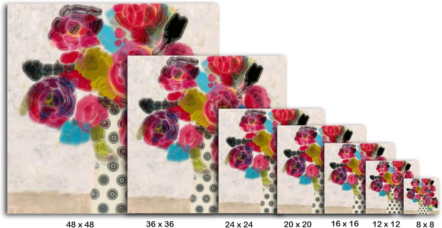 image:imageArmen Living Red Roses I Square Wrapped Canvas Wall Art Print 20 x 2048x48