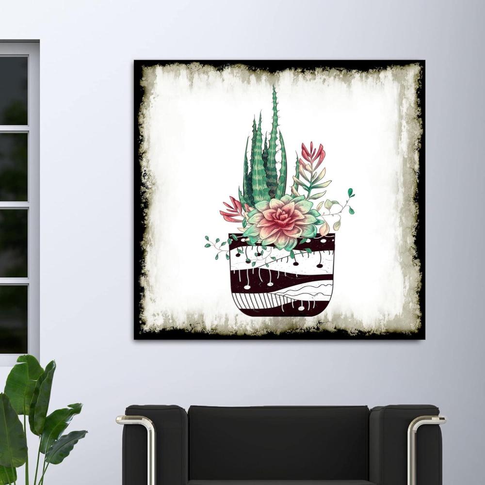 image:imageArmen Living Cereus Aloe Square Wrapped Canvas Wall Art Print 20 x 2048 x 48