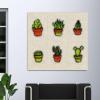 image:imageArmen Living Cactus 533  Square Wrapped Canvas Wall Art Print 36 x 3636 x 36