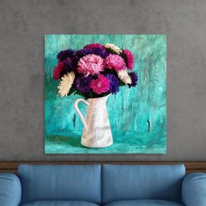 Armen Living Fresh From the Garden III – Square Wrapped Canvas Wall Art Print 24 x 24(36×36)