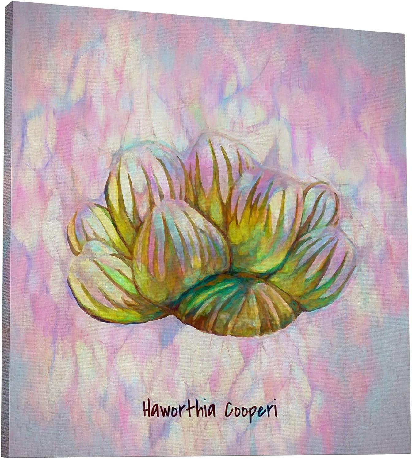 image:imageArmen Living Saguaro Sunshine Square Wrapped Canvas Wall Art Print 48 x 4820 x 20