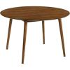 image:imageArmen Living Arcadia 48 Round Modern Wood Dining Table in Walnut