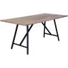 image:imageArmen Living Koala Outdoor Patio Light Eucalyptus Wood and Metal Rectangle Dining Table