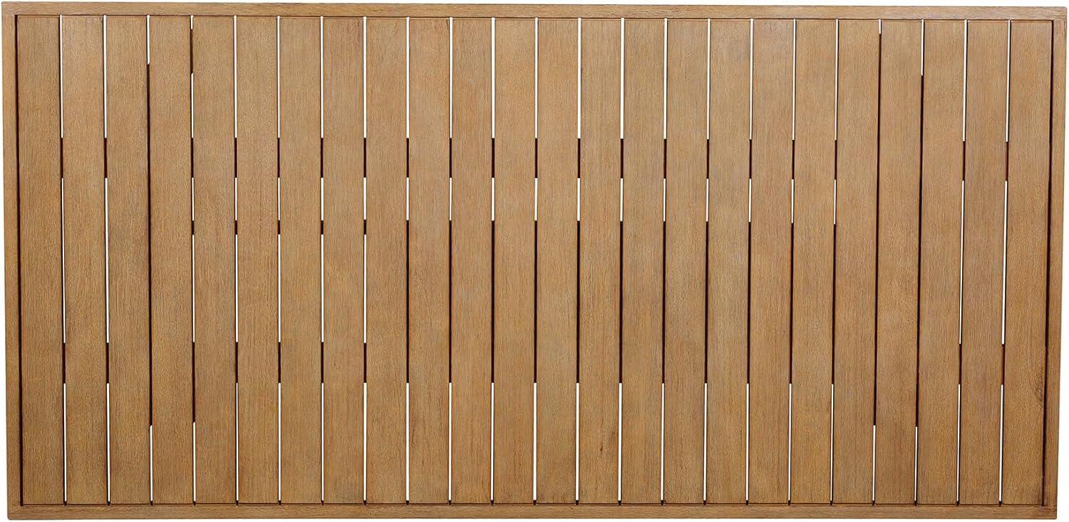 image:imageArmen Living Cypress Modern Outdoor Patio Dining Table Blonde Eucalyptus