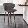 image:imageArmen Living Tila 30 Swivel Brown Faux Leather Bar Stool