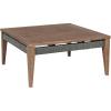 image:imageArmen Living Orbit Square Outdoor Patio Coffee Table in Weathered Eucalyptus Wood