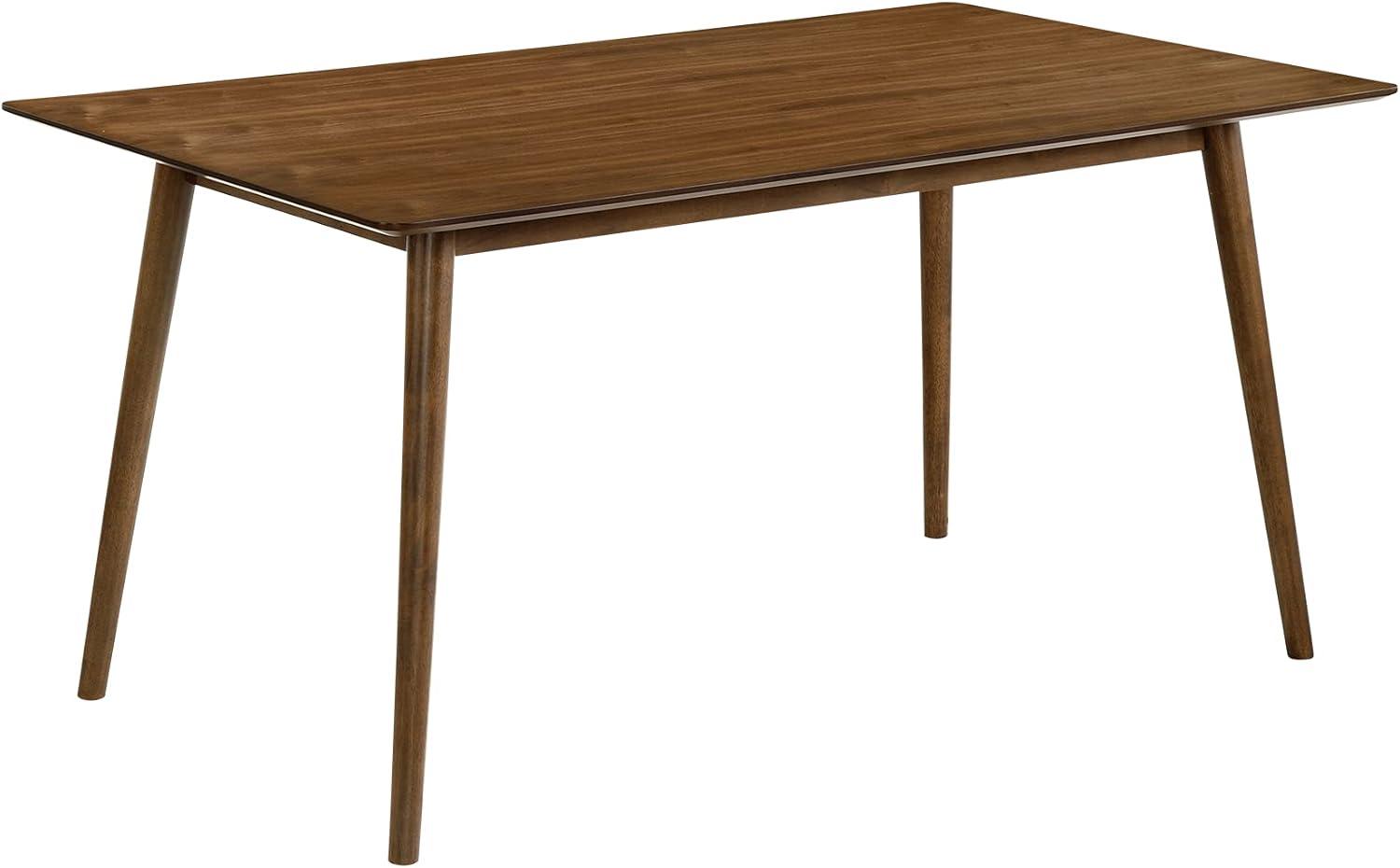 image:imageArmen Living Westmont and Juno Orange and Walnut 5 Piece Dining Set 59 Rectangular Charcoal