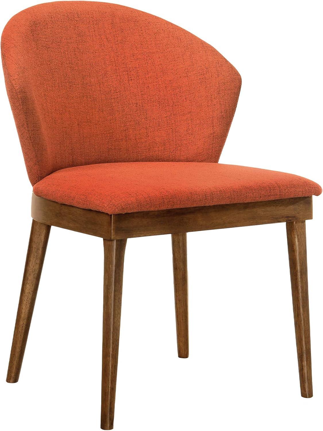 image:imageArmen Living Westmont and Juno Orange and Walnut 5 Piece Dining Set 59 Rectangular Charcoal