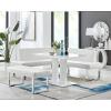 image:imageArmen Living SETAMDI3WH Amanda 3 Piece Rectangular Dining Set White