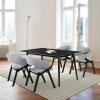 image:imageArmen Living Westmont and Talulah Grey and Black Wood 5 Piece Dining Set