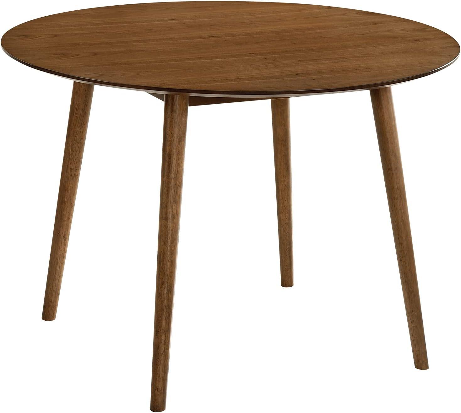 image:imageArmen Living Arcadia and Azalea 5 Piece Dining Set 42 Round BlueWalnut Wood
