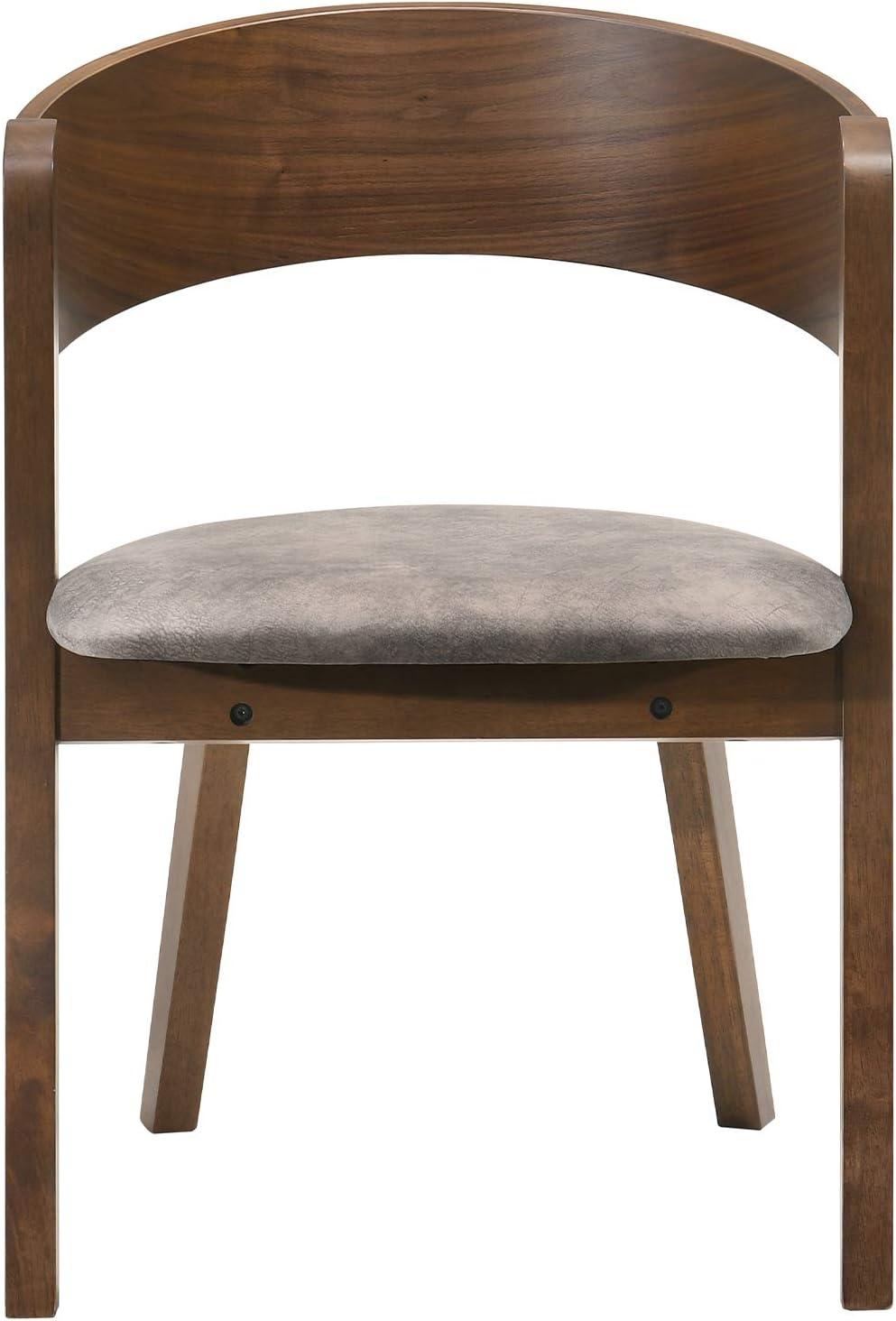 image:imageArmen Living Venus Jackie 5 Piece Walnut Dining Set Brown