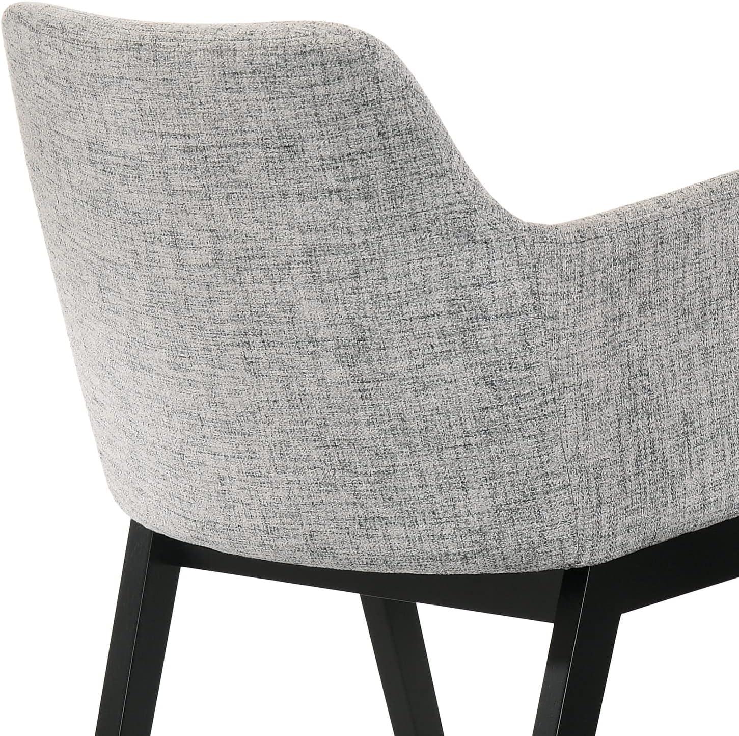 image:imageArmen Living Westmont and Renzo 5Piece Fabric Dining Set in GrayBlack