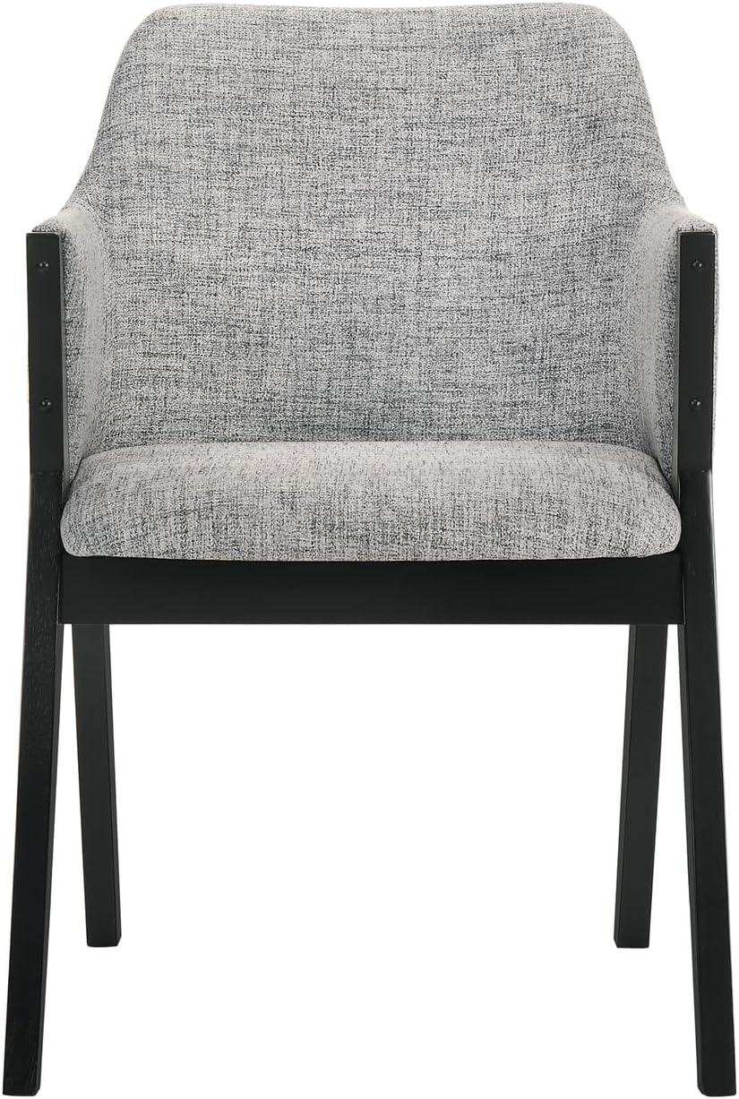 image:imageArmen Living Westmont and Renzo 5Piece Fabric Dining Set in GrayBlack