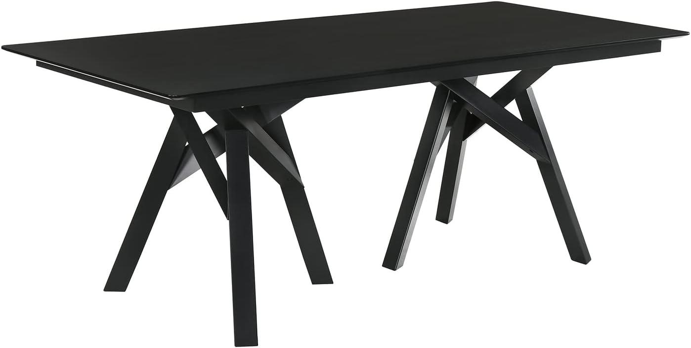 image:imageArmen Cortina Polly 5 Piece Black Dining Table and Chair Set