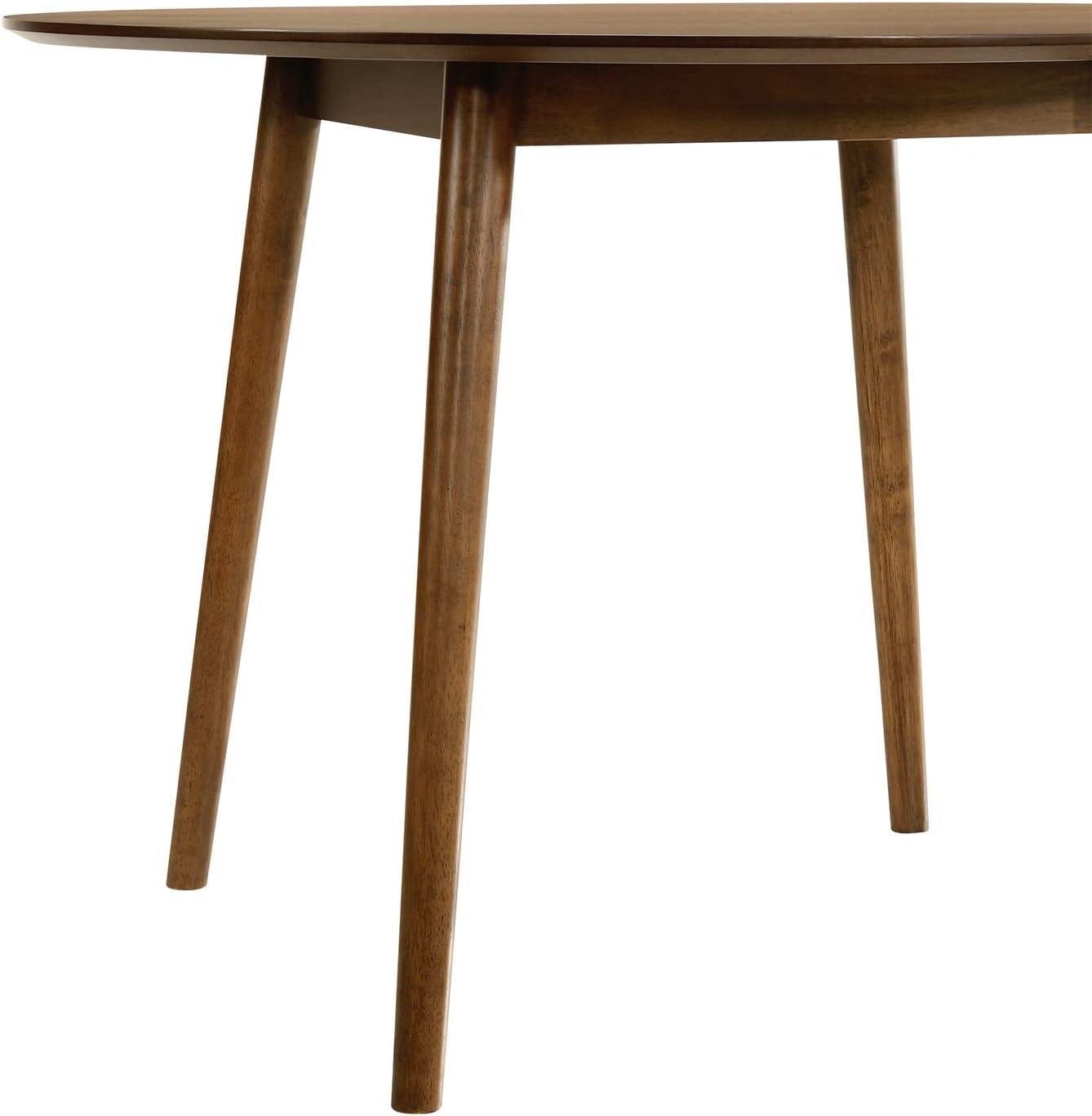 image:imageArmen Living Arcadia 42 Round Contemporary Wood Dining Table in Walnut