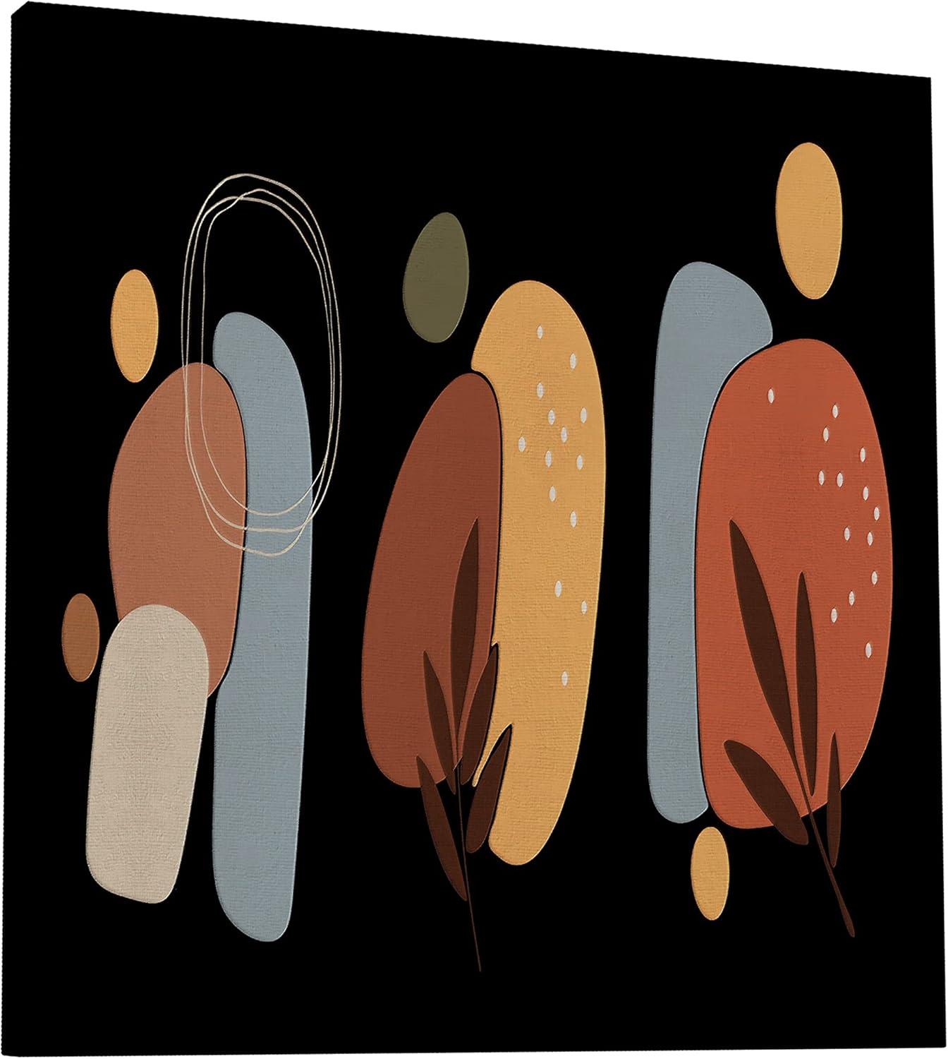 image:imageArmen Living Boho Abstract 50 Square Wrapped Canvas Wall Art Print 8x824L x 24W