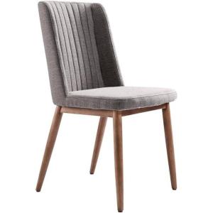 Armen Living Wade Dining Chair, Gray