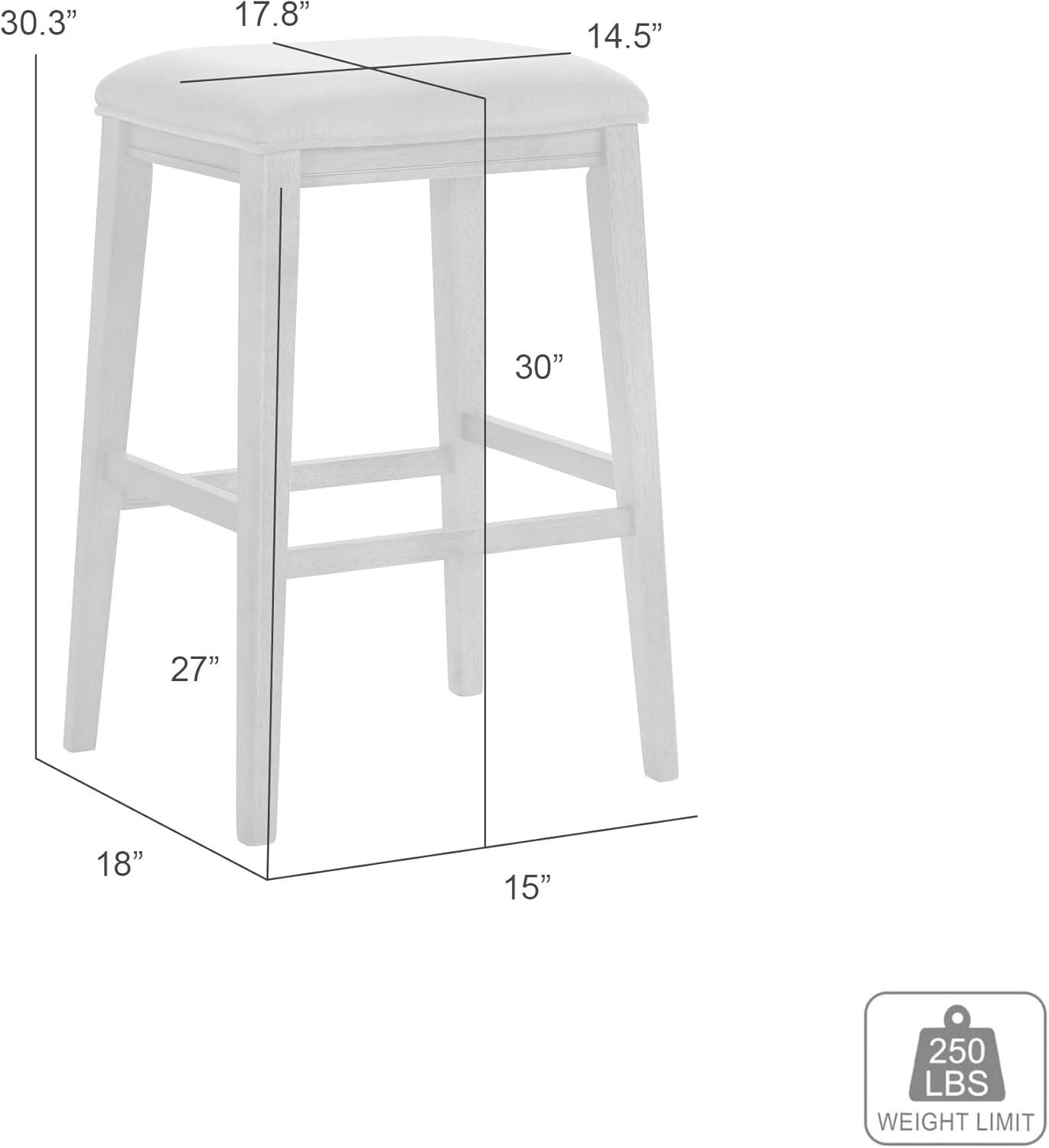 image:imageJane Contemporary Transitional Wood Counter Height Kitchen Bar Stool in Amber Glow Finish with Taupe Fabric Upholstered Seat Set of 3TaupeAmber Glow