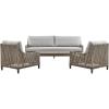 image:imageArmen Living Grenada Aluminum Outdoor Coffee Table in Brown