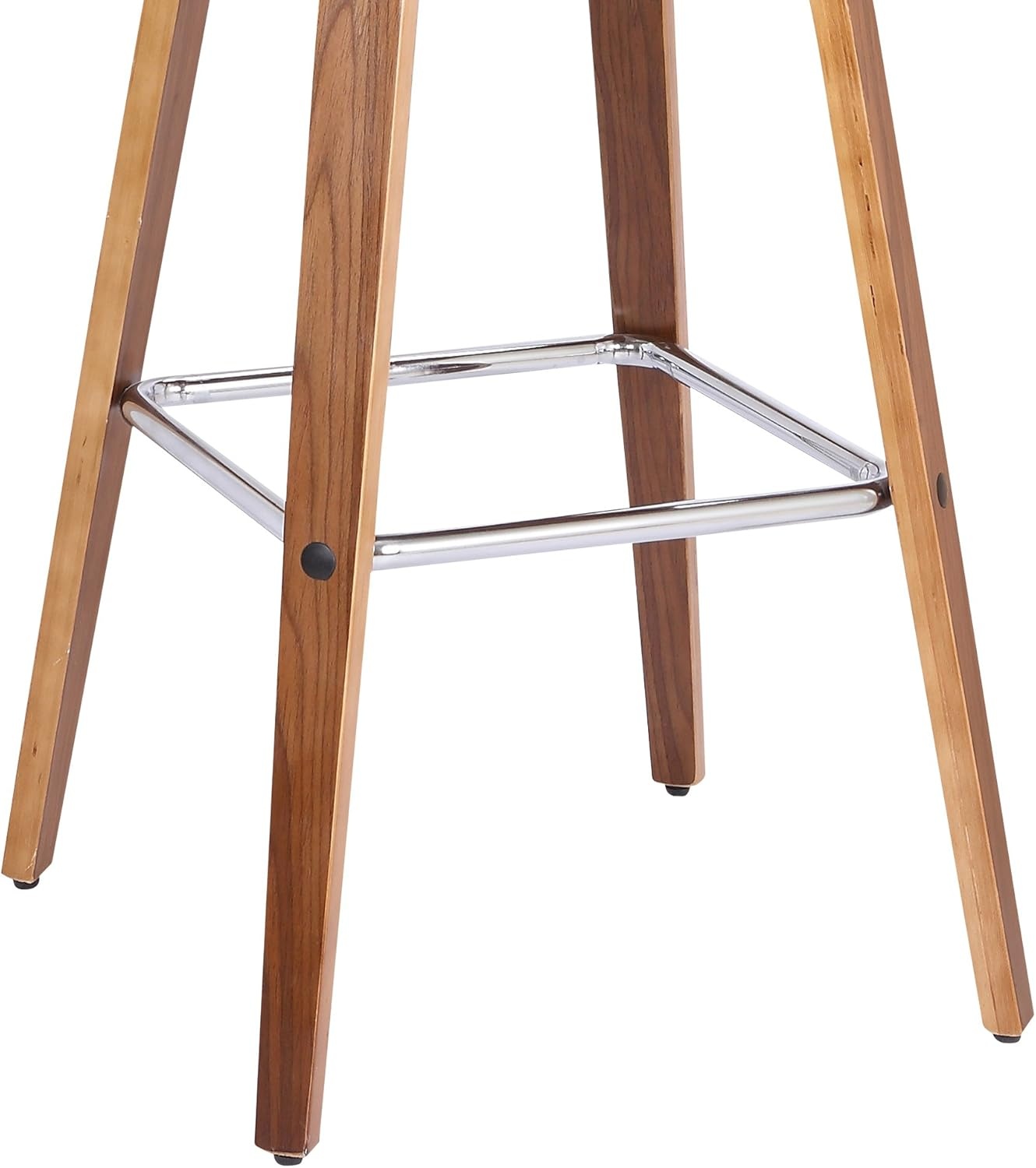 image:imageTyler Modern Swivel Bar Stool with White Wash Finished Wood and Vintage Brown Upholstery Set of 2BrownWalnut
