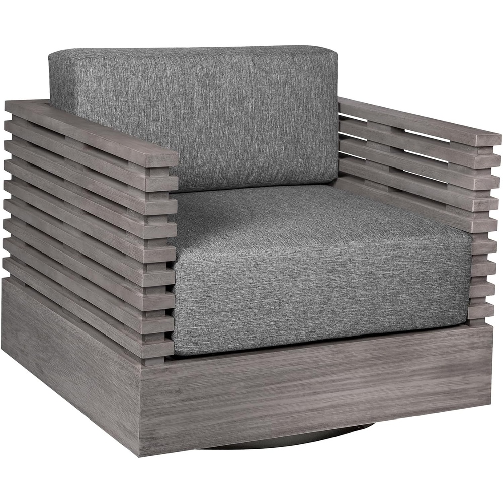 image:imageArmen Living Vivid Modern Outdoor Patio Lounge Chair Gray